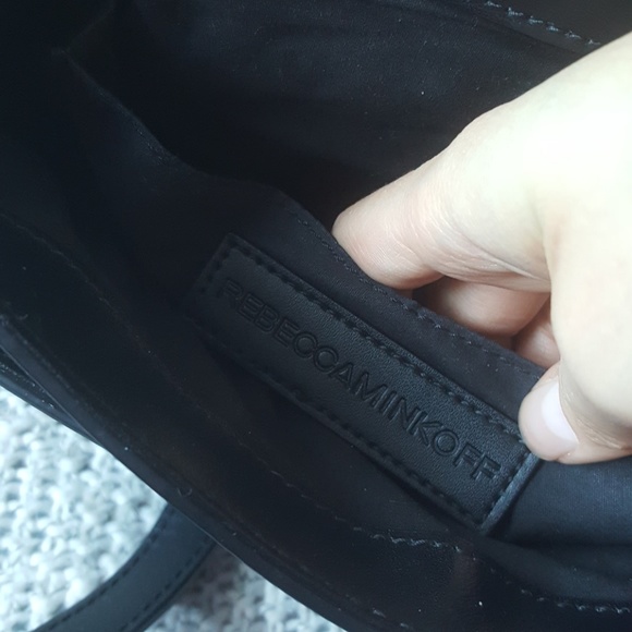 Rebecca Minkoff Aster Saddle Black Leather Crossbd - Picture 5 of 8